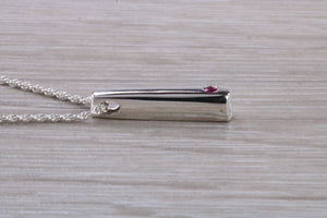 Ruby set Silver Necklace