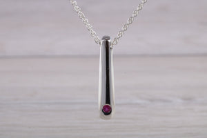 Ruby set Silver Necklace