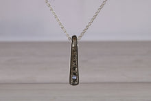 Load image into Gallery viewer, Natural Blue Sapphire set Silver Necklace