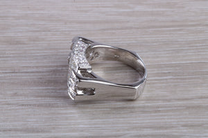 Natural Diamond set ladies Cocktail ring. natural diamonds and 18ct gold. Dress, cocktail, anniversary,statement ring. Perfect Gift idea