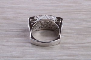 Natural Diamond set ladies Cocktail ring. natural diamonds and 18ct gold. Dress, cocktail, anniversary,statement ring. Perfect Gift idea
