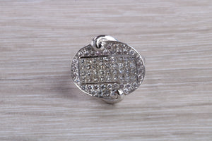 Natural Diamond set ladies Cocktail ring. natural diamonds and 18ct gold. Dress, cocktail, anniversary,statement ring. Perfect Gift idea