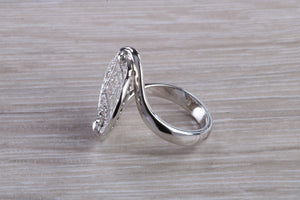 Natural Diamond set ladies Cocktail ring. natural diamonds and 18ct gold. Dress, cocktail, anniversary,statement ring. Perfect Gift idea