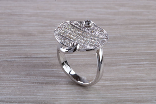 Natural Diamond set ladies Cocktail ring. natural diamonds and 18ct gold. Dress, cocktail, anniversary,statement ring. Perfect Gift idea