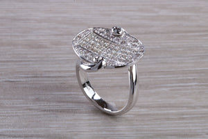 Natural Diamond set ladies Cocktail ring. natural diamonds and 18ct gold. Dress, cocktail, anniversary,statement ring. Perfect Gift idea