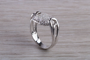 Natural Diamond set ladies Cocktail ring. natural diamonds and 18ct gold. Dress, cocktail, anniversary,statement ring. Perfect Gift idea
