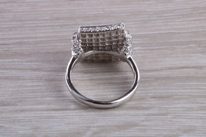Natural Diamond set ladies Cocktail ring. natural diamonds and 18ct gold. Dress, cocktail, anniversary,statement ring. Perfect Gift idea