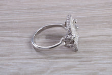 Load image into Gallery viewer, Natural Diamond set ladies Cocktail ring. natural diamonds and 18ct gold. Dress, cocktail, anniversary,statement ring. Perfect Gift idea