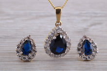 Load image into Gallery viewer, 9ct Yellow Gold Earrings and Matching Necklace