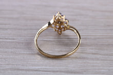 Load image into Gallery viewer, Tanzanite and Diamond set Yellow Gold Ring