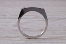 Load image into Gallery viewer, Slim Baguette cut Diamond set 18ct White Gold Eternity Ring