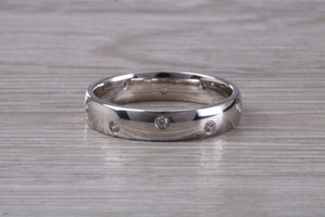 Chunky Circle set Quarter carat Diamond Band
