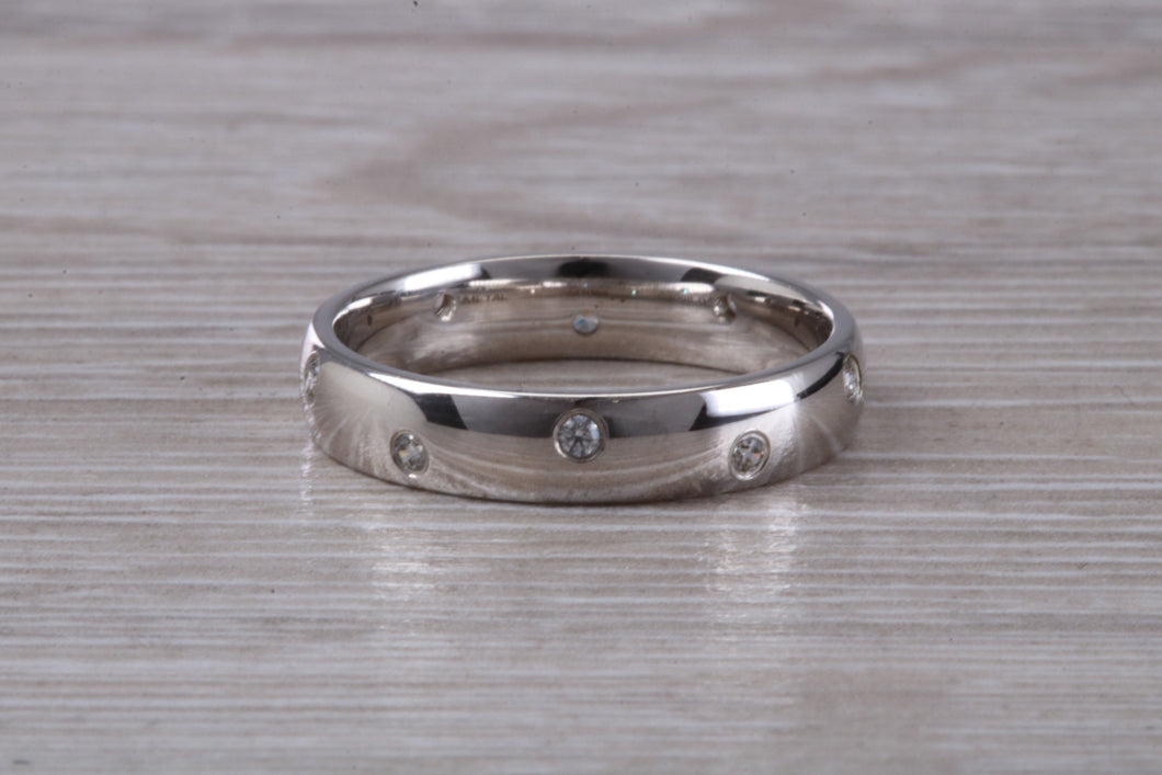 Chunky Circle set Quarter carat Diamond Band