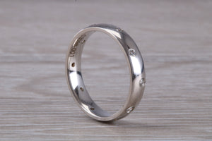 Chunky Circle set Quarter carat Diamond Band
