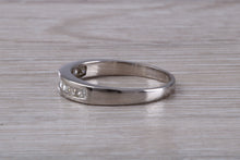 Load image into Gallery viewer, Traditional Princess cut Diamond set 18ct White Gold Eternity Ring