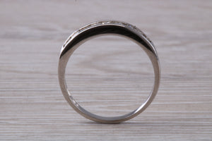 Traditional Princess cut Diamond set 18ct White Gold Eternity Ring