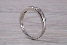 Load image into Gallery viewer, Traditional Princess cut Diamond set 18ct White Gold Eternity Ring