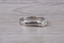 Load image into Gallery viewer, Round cut Diamond set 18ct White Gold Solitaire