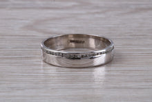 Load image into Gallery viewer, 4 mm Wide Diamond Set White Gold Wedding Ring