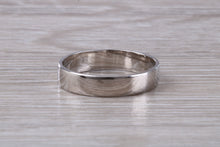 Load image into Gallery viewer, 4 mm Wide Diamond Set White Gold Wedding Ring