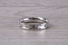 Load image into Gallery viewer, Princess cut Diamond set 18ct White Gold Band
