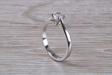 Load image into Gallery viewer, Classic Half carat Natural Certified Diamond set Platinum Solitaire