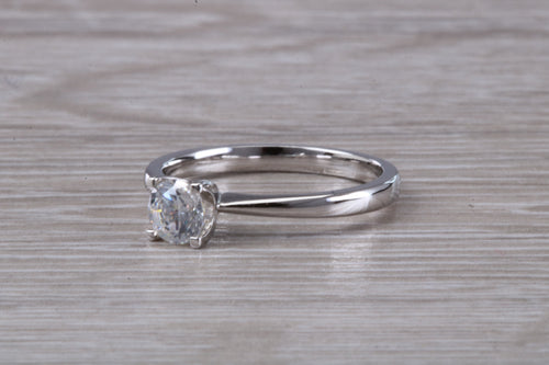 One Carat Natural Certified Diamond Solitaire, Made From Your Choice of Precious Metals