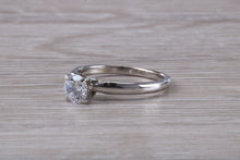 Load image into Gallery viewer, Beautiful Diamond set Platinum Solitaire