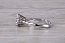 Load image into Gallery viewer, Two carat Moissanite Diamond set Platinum Solitaire