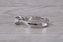 Load image into Gallery viewer, Chunky Platinum One carat Moissanite Diamond Solitaire