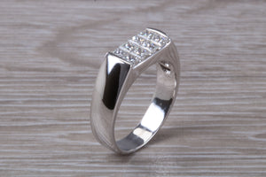 Chunky and Sleek Gents Diamond Dress Ring