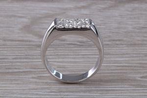 Chunky and Sleek Gents Diamond Dress Ring