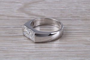 Chunky and Sleek Gents Diamond Dress Ring