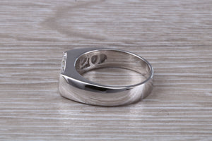 Chunky and Sleek Gents Diamond Dress Ring