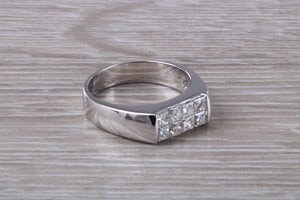 Chunky and Sleek Gents Diamond Dress Ring