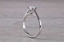 Load image into Gallery viewer, D Internally Flawless Half carat Diamond set Tulip Flower solitaire