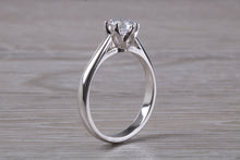 Load image into Gallery viewer, D Internally Flawless Half carat Diamond set Tulip Flower solitaire