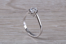 Load image into Gallery viewer, D Internally Flawless Half carat Diamond set Tulip Flower solitaire