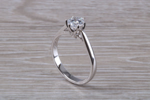 D Internally Flawless Half carat Diamond set Tulip Flower solitaire