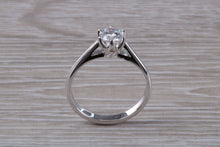 Load image into Gallery viewer, D Internally Flawless Half carat Diamond set Tulip Flower solitaire