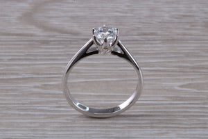D Internally Flawless Half carat Diamond set Tulip Flower solitaire