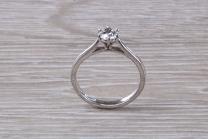Classic six claw Certified Diamond Solitaire