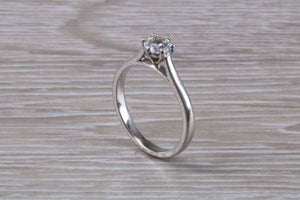 Classic six claw Certified Diamond Solitaire