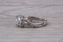 Load image into Gallery viewer, Very Dressy and Moissanite Diamond Ring