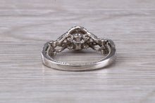 Load image into Gallery viewer, Very Dressy and Moissanite Diamond Ring