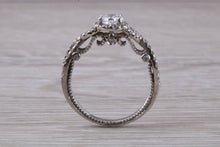 Load image into Gallery viewer, Very Dressy and Moissanite Diamond Ring