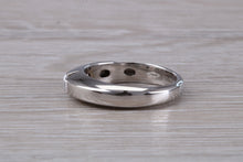 Load image into Gallery viewer, Chunky Diamond set 18ct White Gold Ring