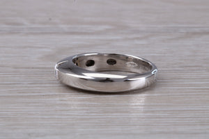 Chunky Diamond set 18ct White Gold Ring