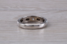 Load image into Gallery viewer, Chunky Diamond set 18ct White Gold Ring