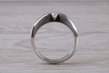 Load image into Gallery viewer, Chunky Diamond set 18ct White Gold Ring